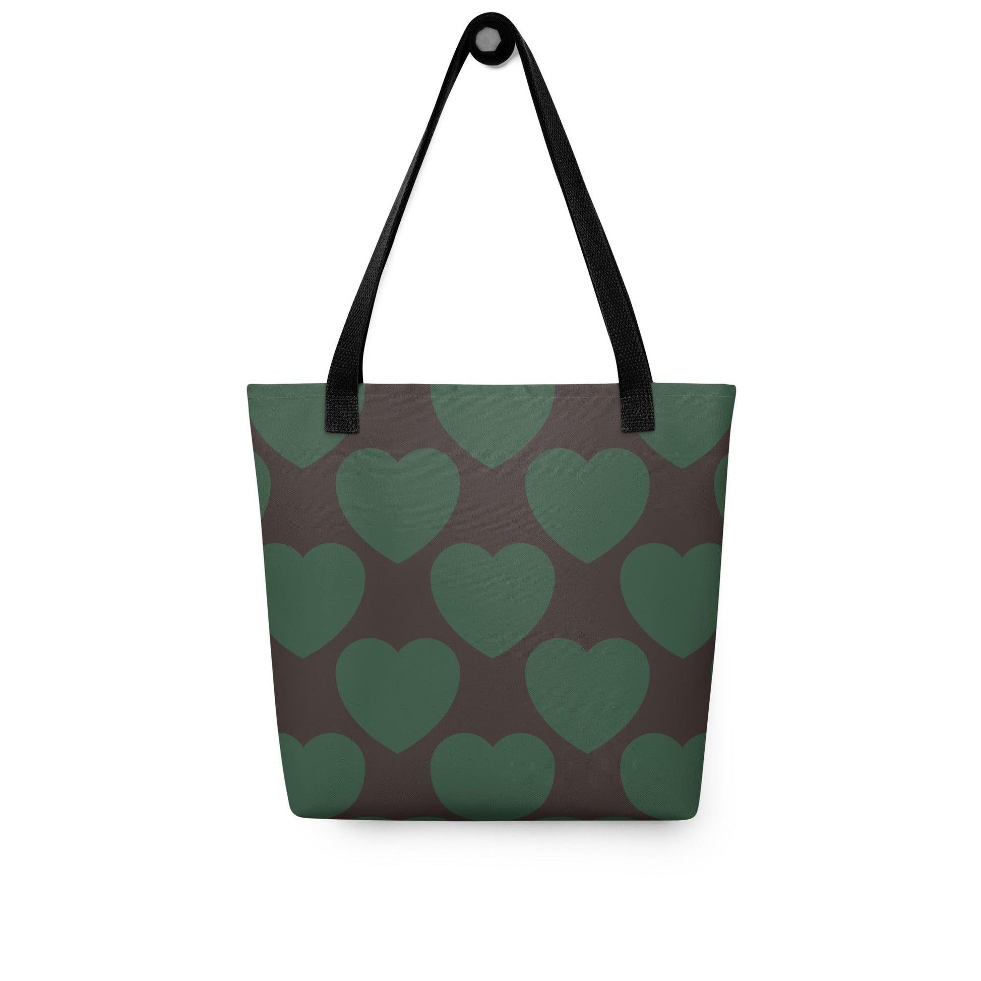 Tote bag - ELLIE LOVE forest - Bold heart print Default Title