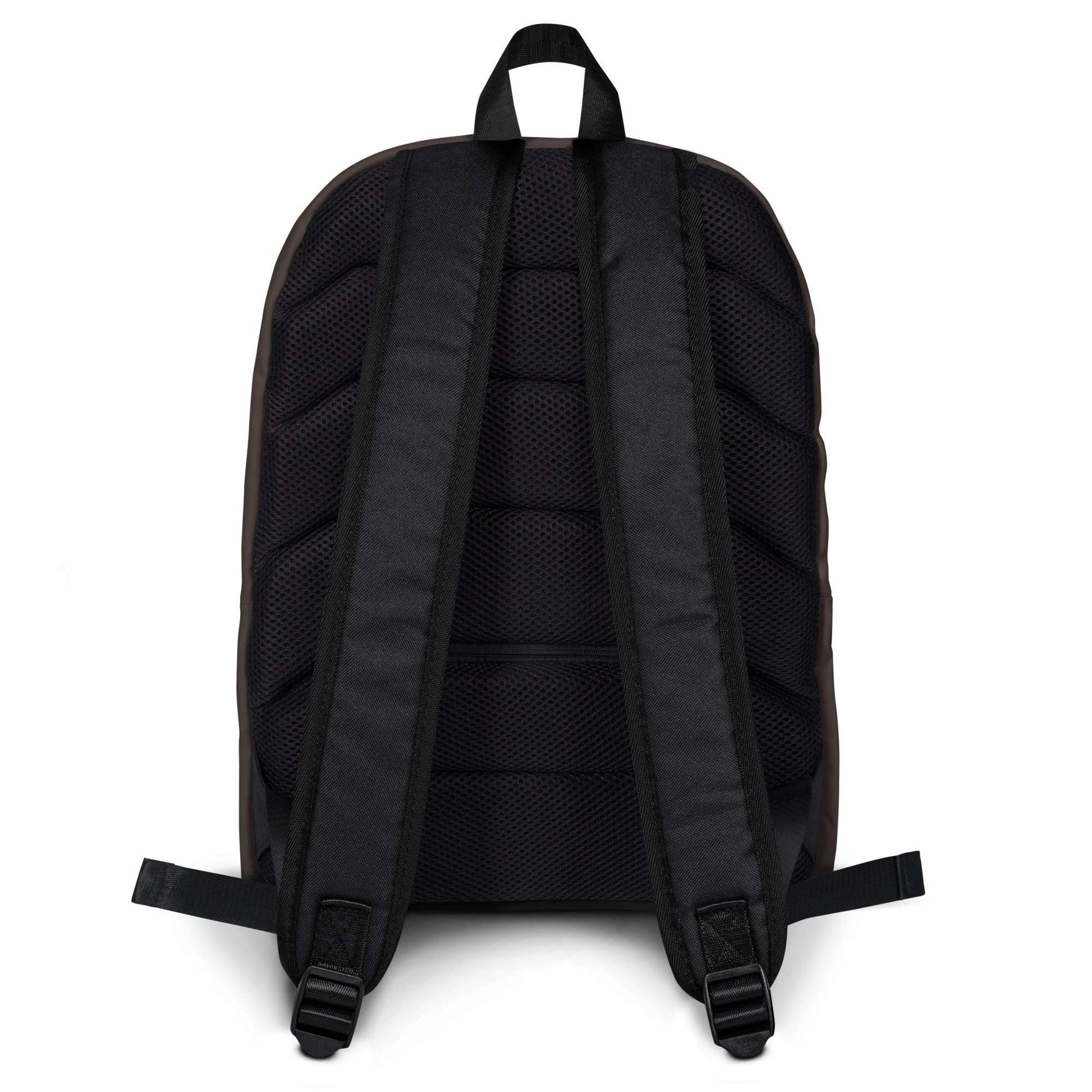 Backpack - ELLIE LOVE orange brown - Bold heart print