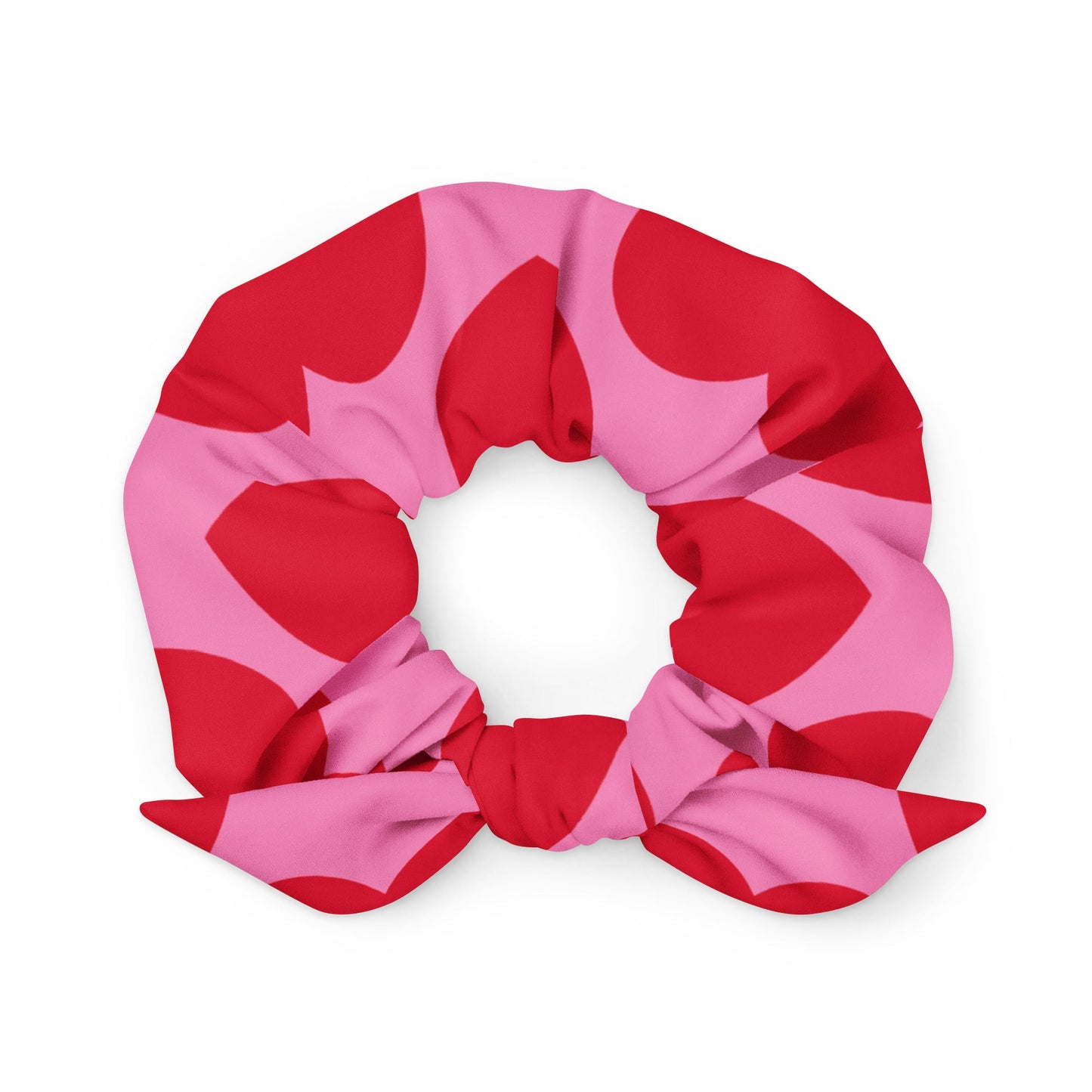 Scrunchie - ELLIE LOVE red - Bold heart print Default Title