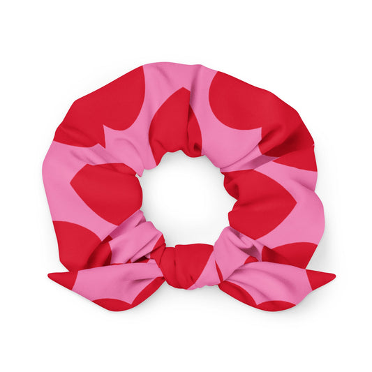 Scrunchie - ELLIE LOVE red - Bold heart print Default Title