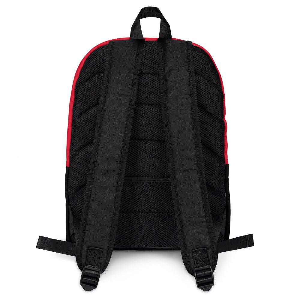 Backpack - ELLIE LOVE red white - Bold heart print
