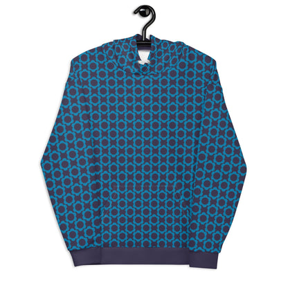 Hoodie - ELLIE mini blue - Classic floral print 6XL