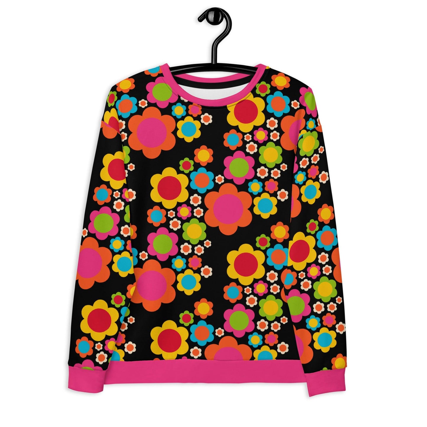 Sweatshirt - ELLIE MIX - Colorful flower mix print 3XL
