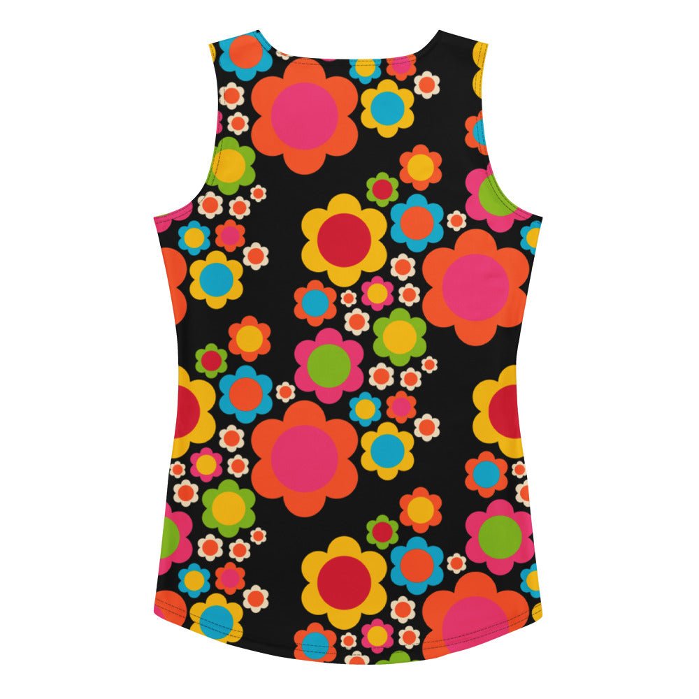 Tank top - ELLIE MIX - Colorful flower mix print XL