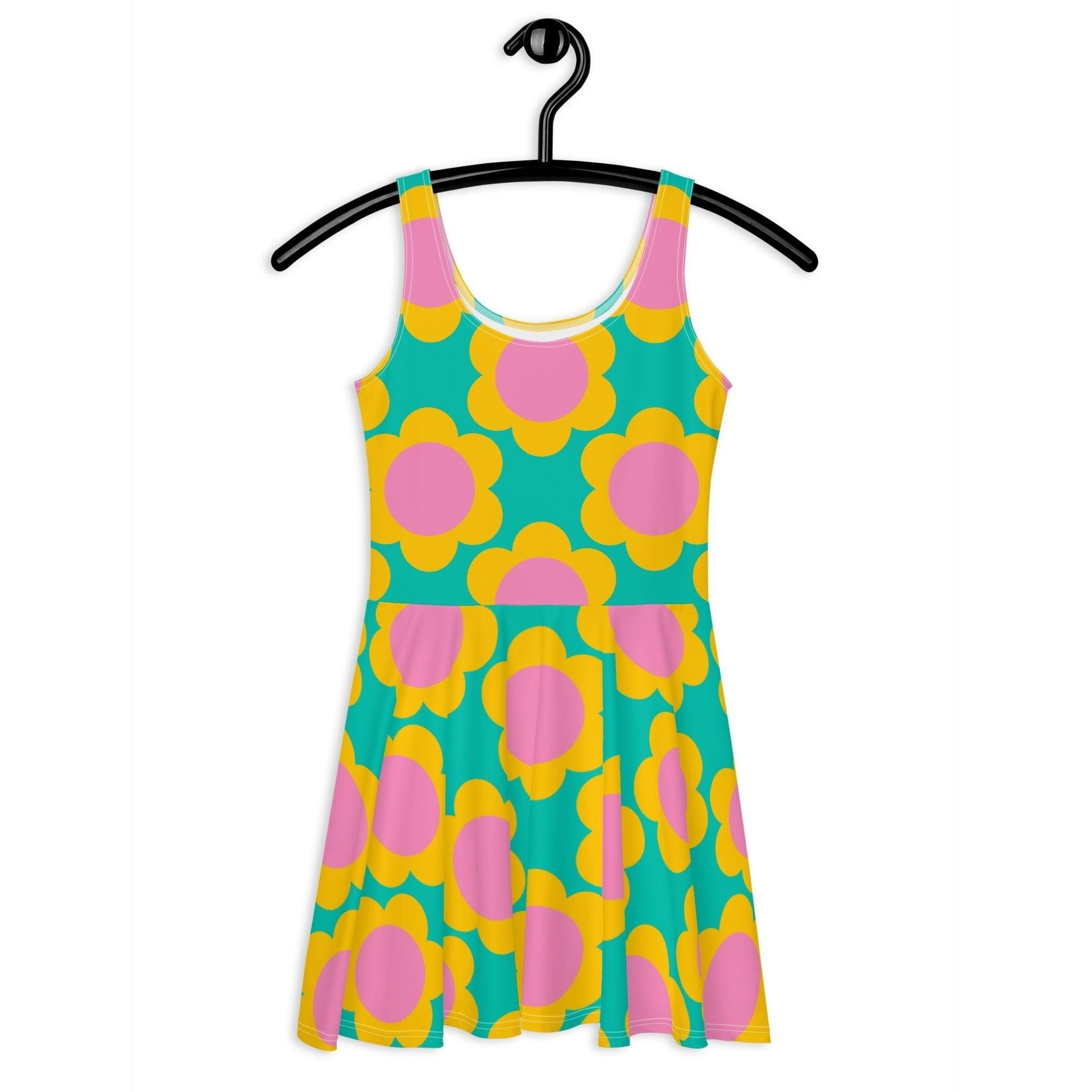 Skater dress - ELLIE - Classic floral print 3XL