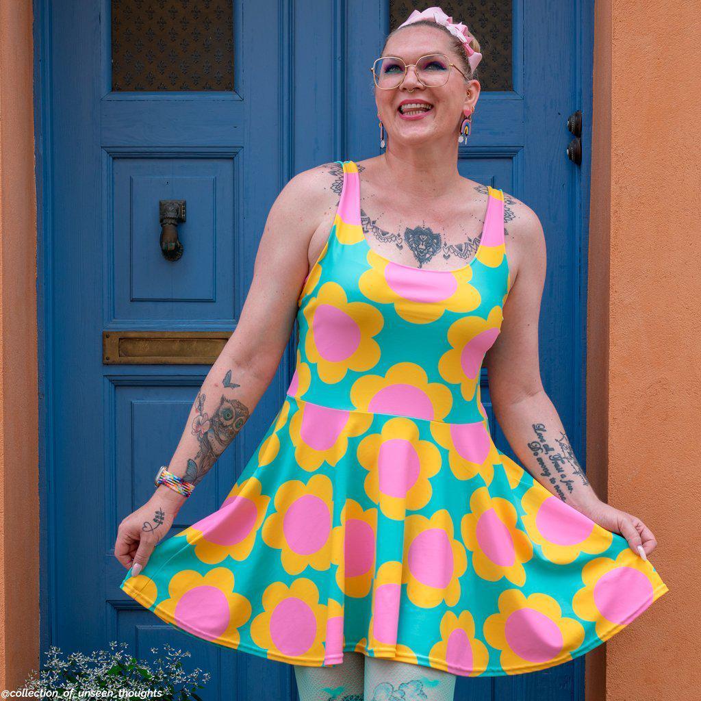 Skater dress - ELLIE - Classic floral print