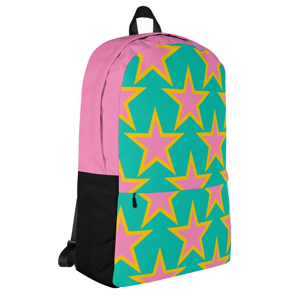 Backpack - ELLIE STAR mint - Classic stars print