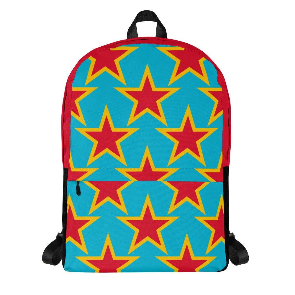 Backpack - ELLIE STAR turquoise - Classic stars print Default Title