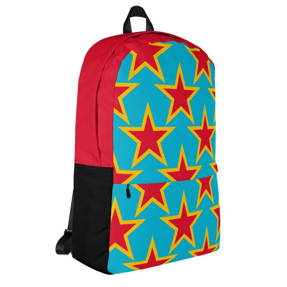 Backpack - ELLIE STAR turquoise - Classic stars print