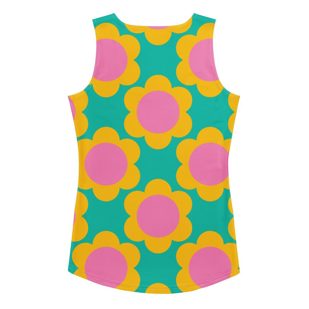 Tank top - ELLIE - Classic floral print XL