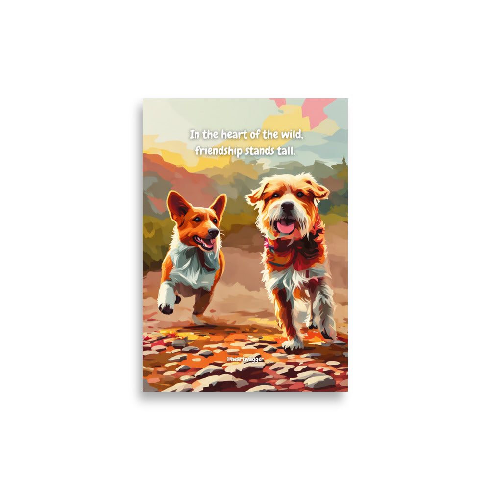 Poster - In the heart of the wild, friendship stands tall | SHALMIAK