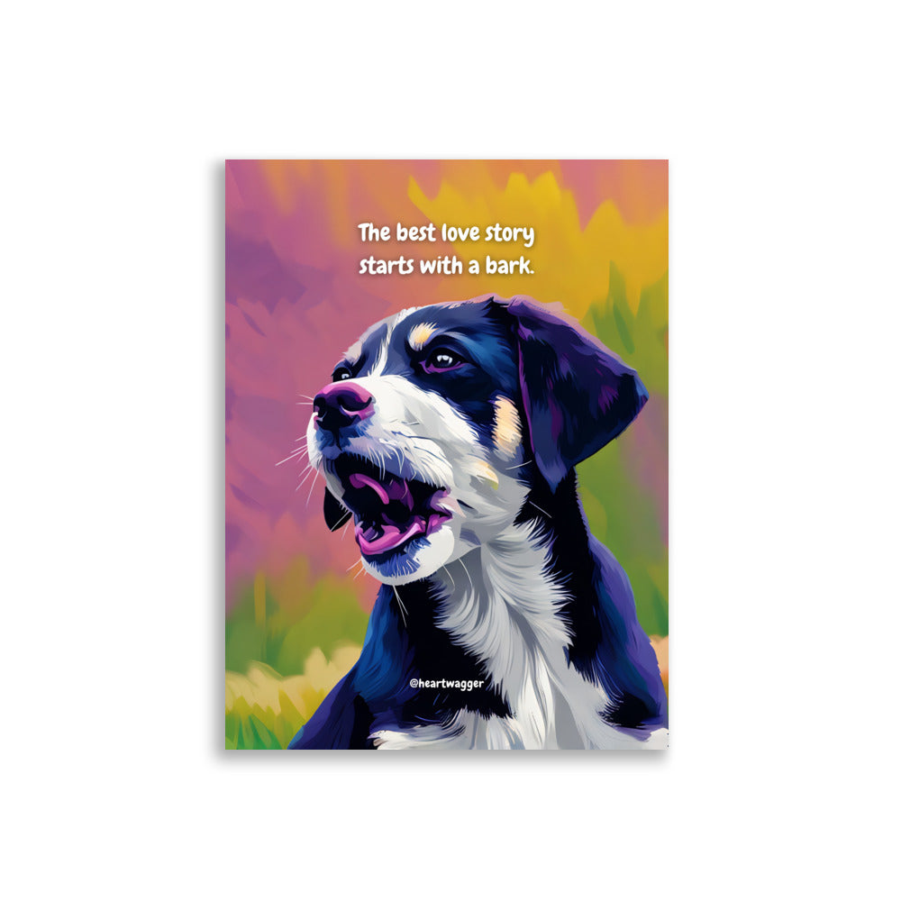 Poster - The best love story starts with a bark