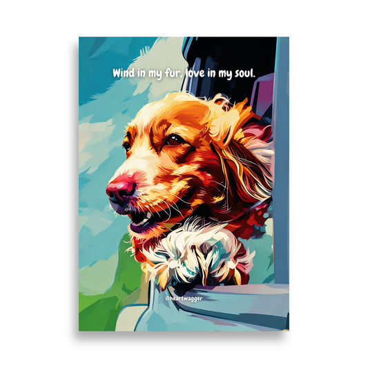 Poster - Wind in my fur, love in my soul | SHALMIAK