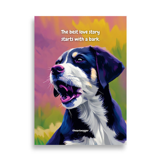 Poster - The best love story starts with a bark