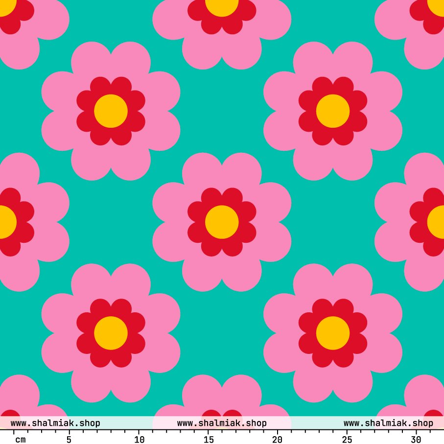 FANCY BLOOM pink mint