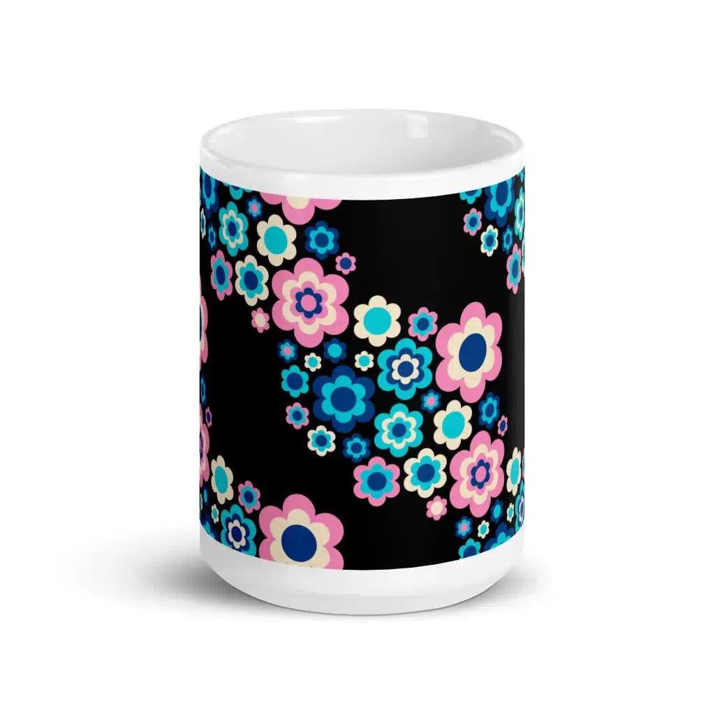 Mug - FLORA FOREVER sweet - Floating flower print 15oz