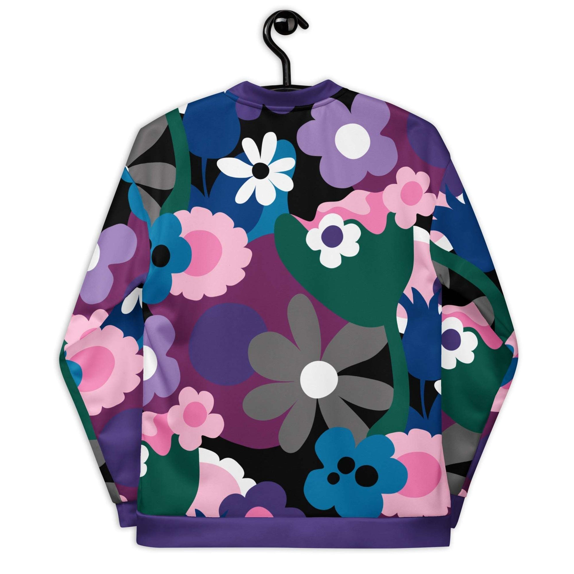 Bomber jacket - FLORALEI cool - Artsy flower print