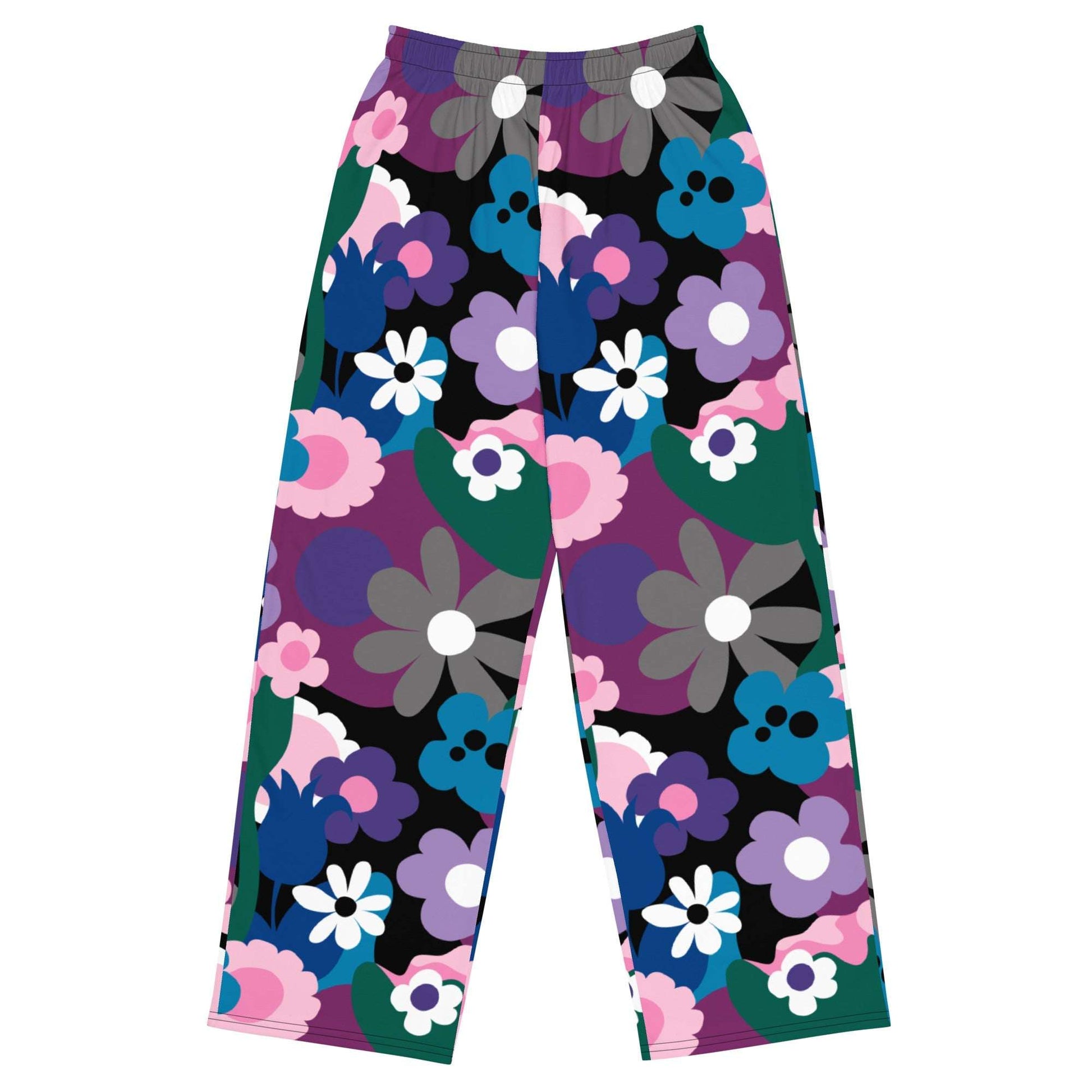 Pants - FLORALEI cool - Artsy Flower Print