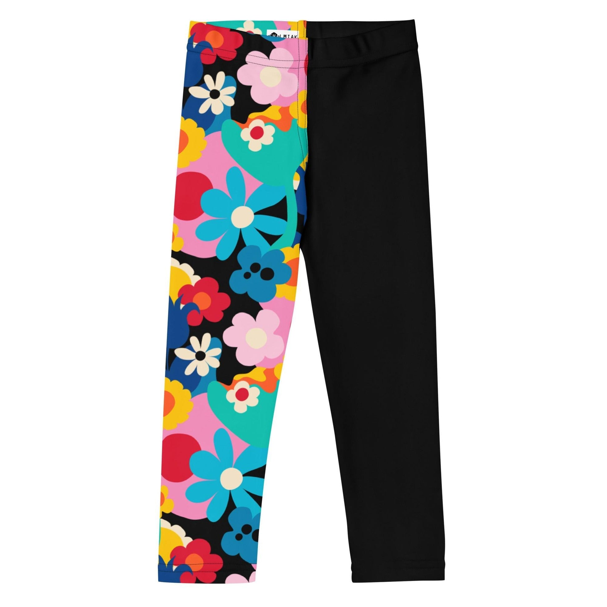 Kids' Leggings - FLORALEI - Artsy Flower Print