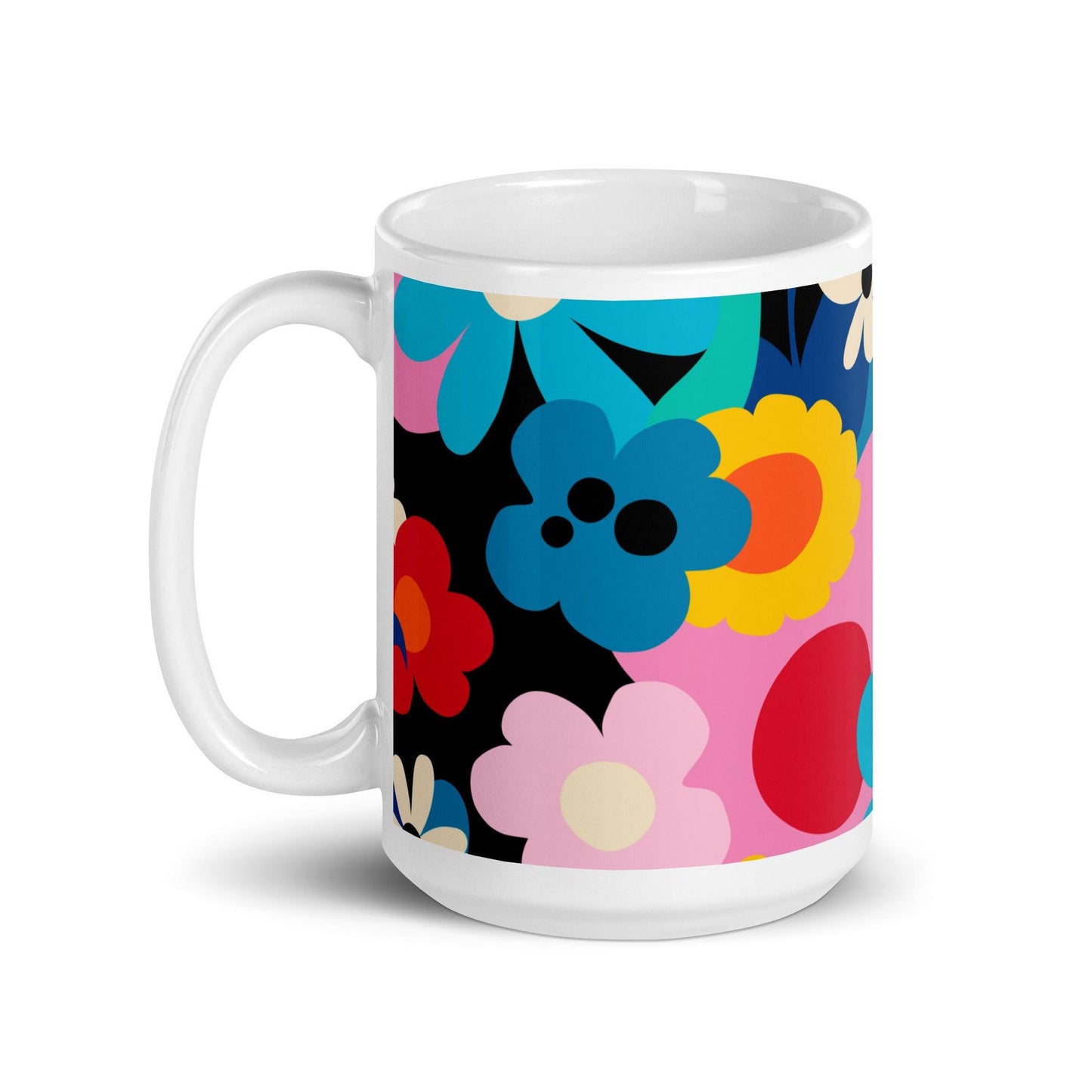 Mug - FLORALEI - Artsy flower print