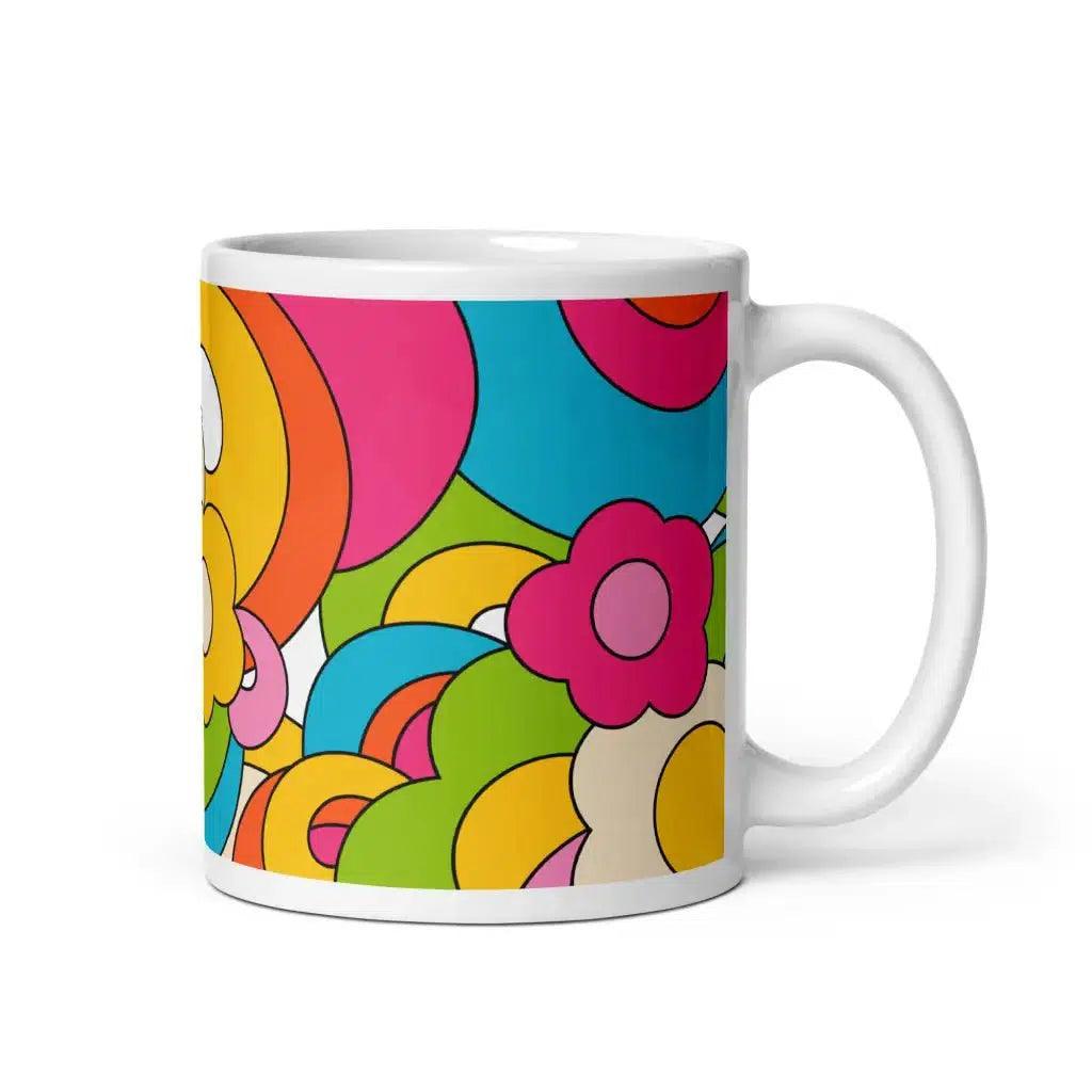 Mug - FLORENCE happy - Elegant floral print