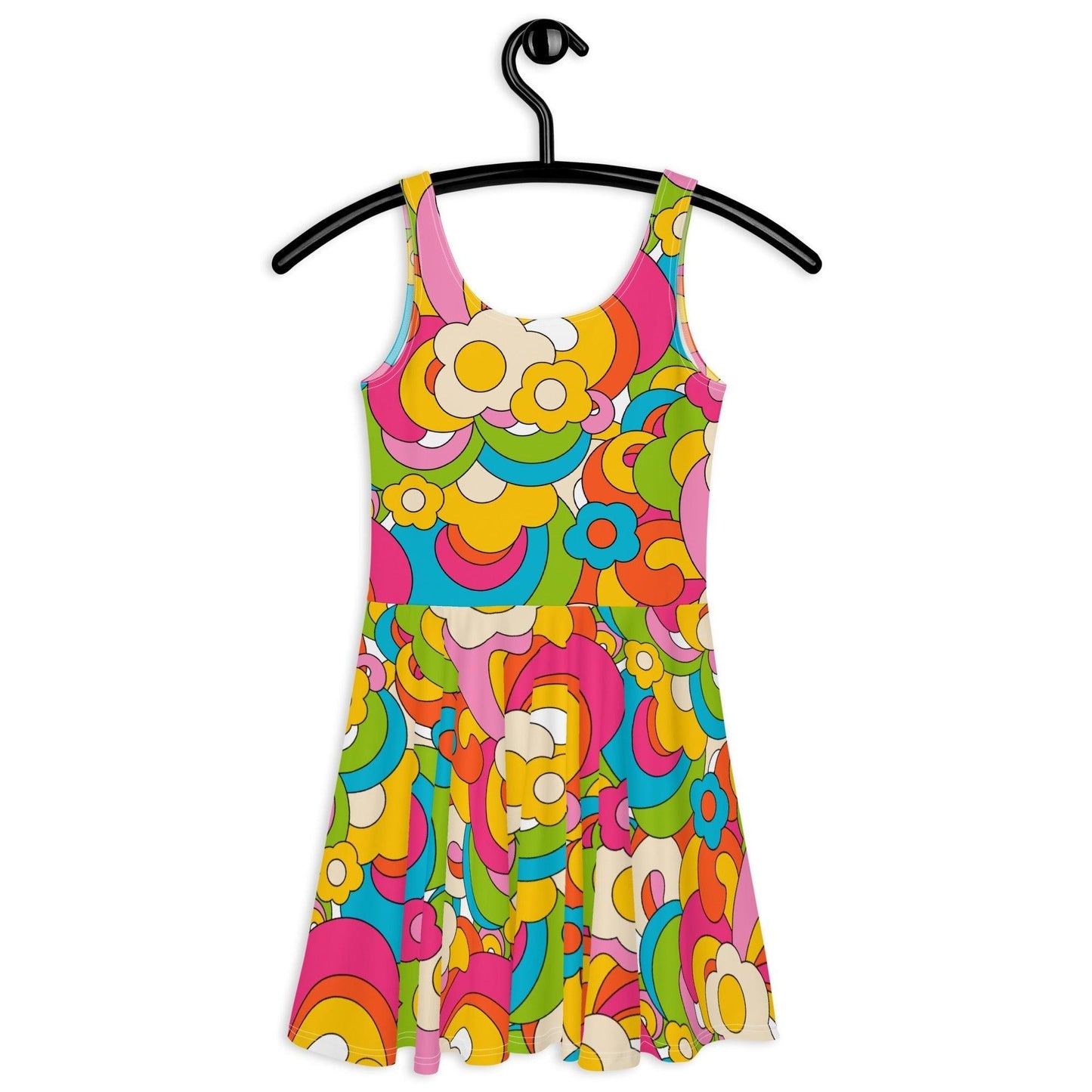 Skater dress - FLORENCE happy - Elegant floral print