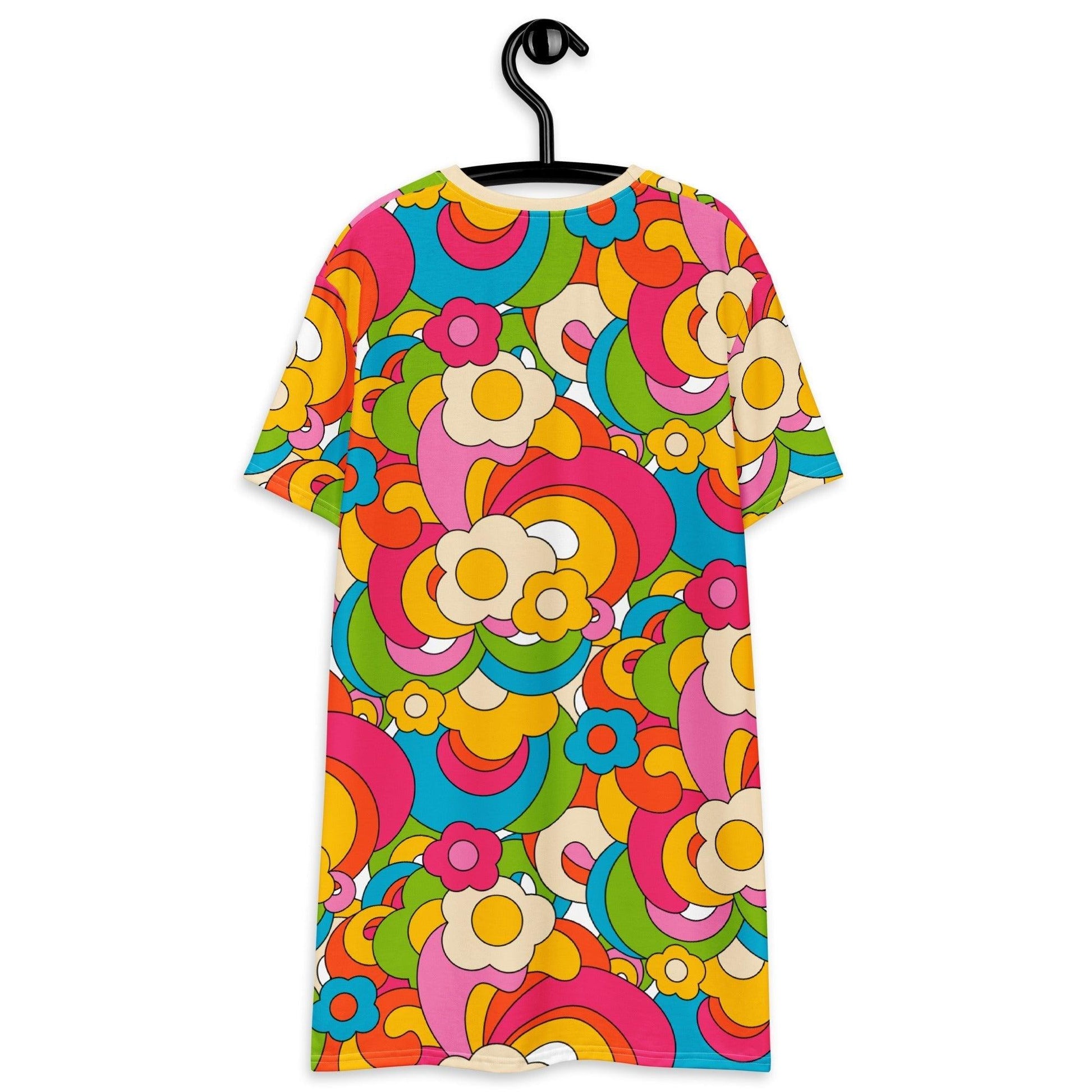 T-shirt dress - FLORENCE happy - Elegant floral print
