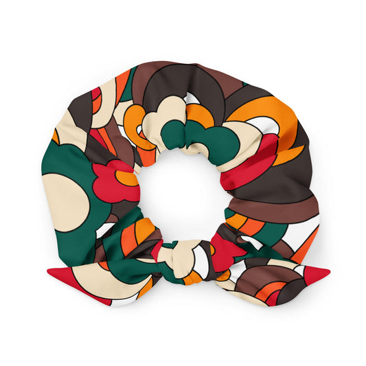 Scrunchie - FLORENCE retro - Elegant floral print Default Title