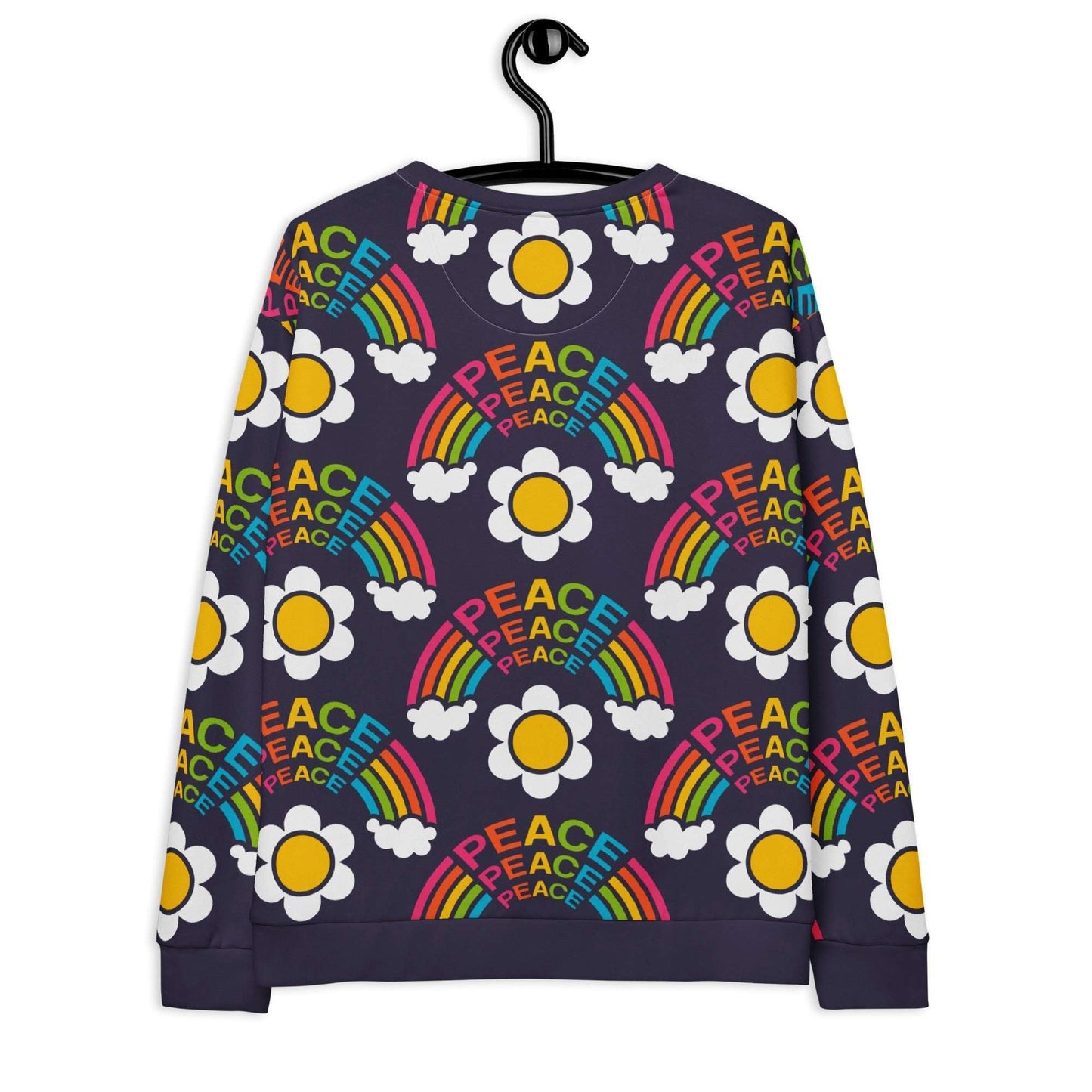 Sweatshirt - FOREVER PEACE - Peace and rainbows print