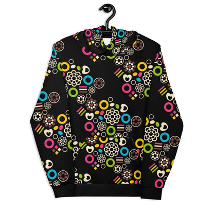 Hoodie - FOREVER SWEET - Colorful candy mix print 6XL