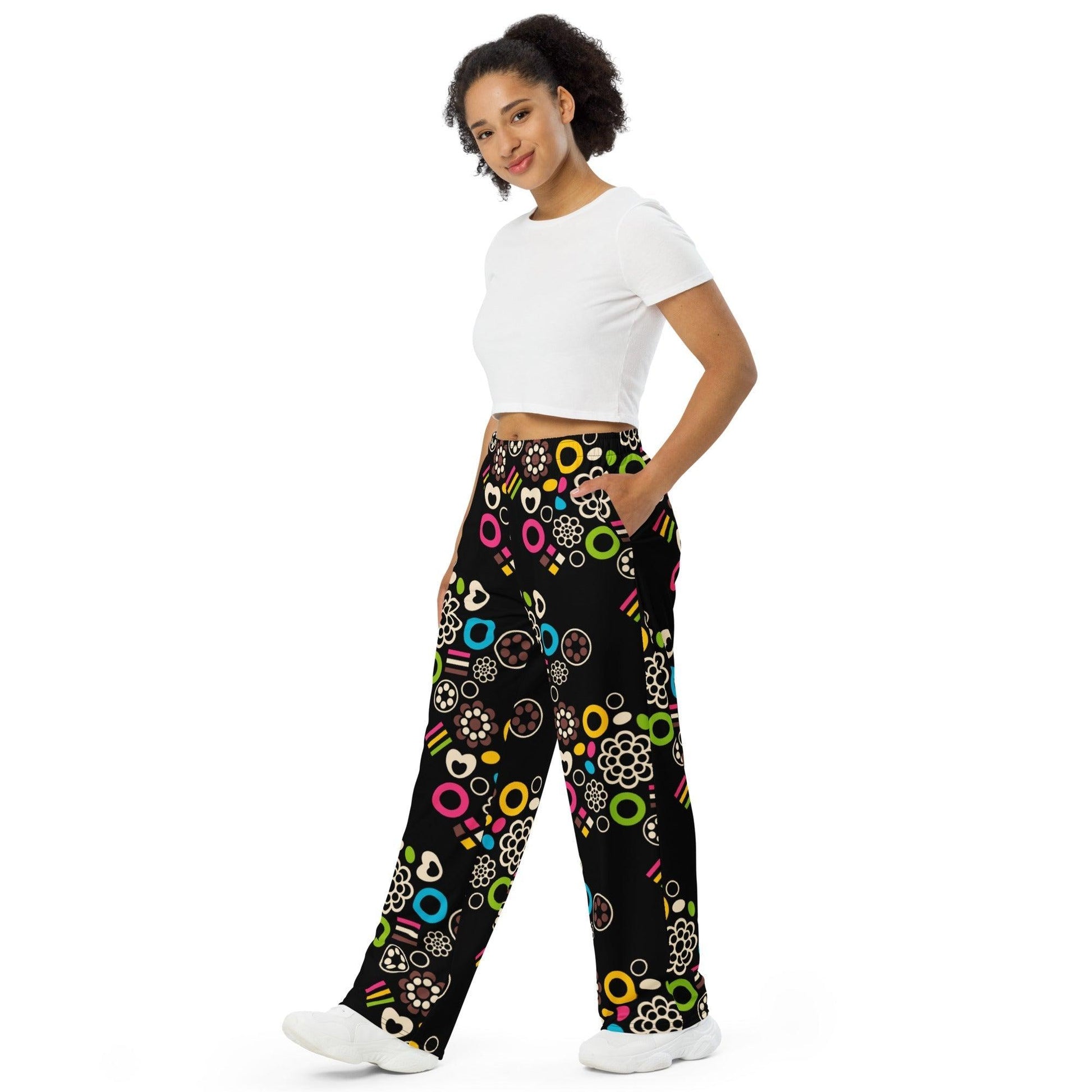 Pants - FOREVER SWEET - Colorful candy mix print