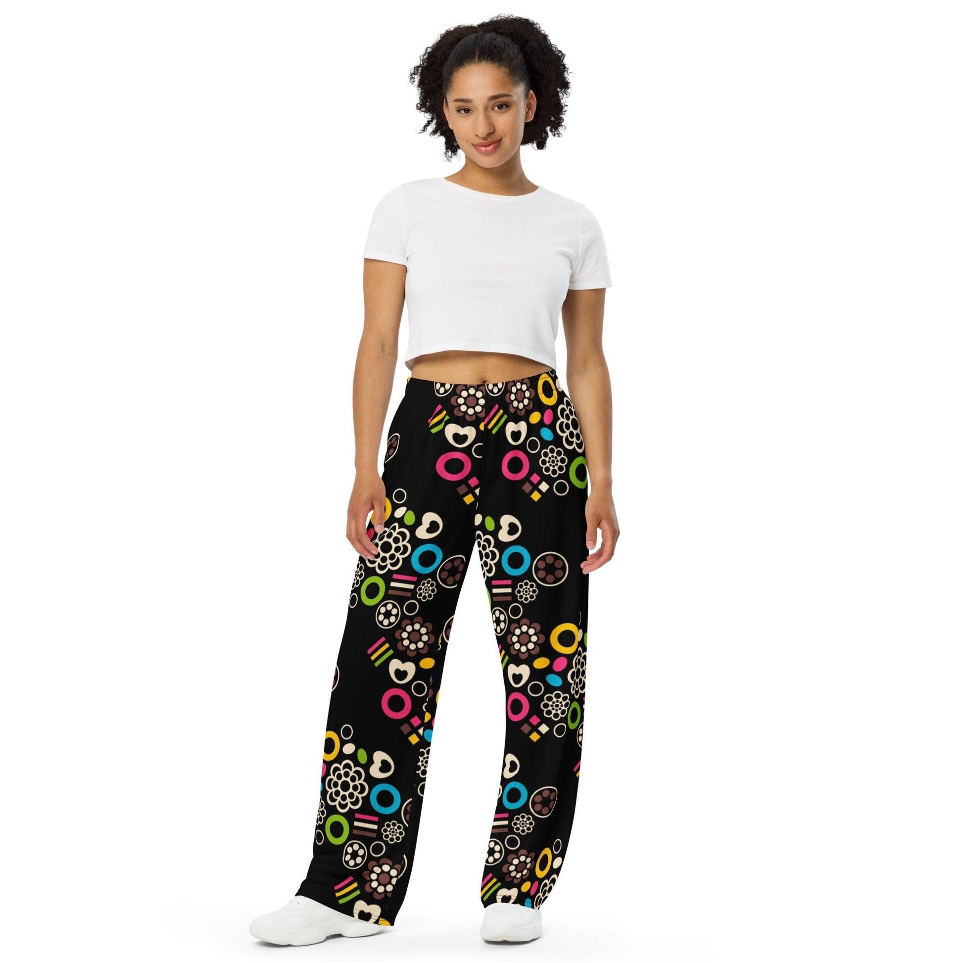 Pants - FOREVER SWEET - Colorful candy mix print 6XL