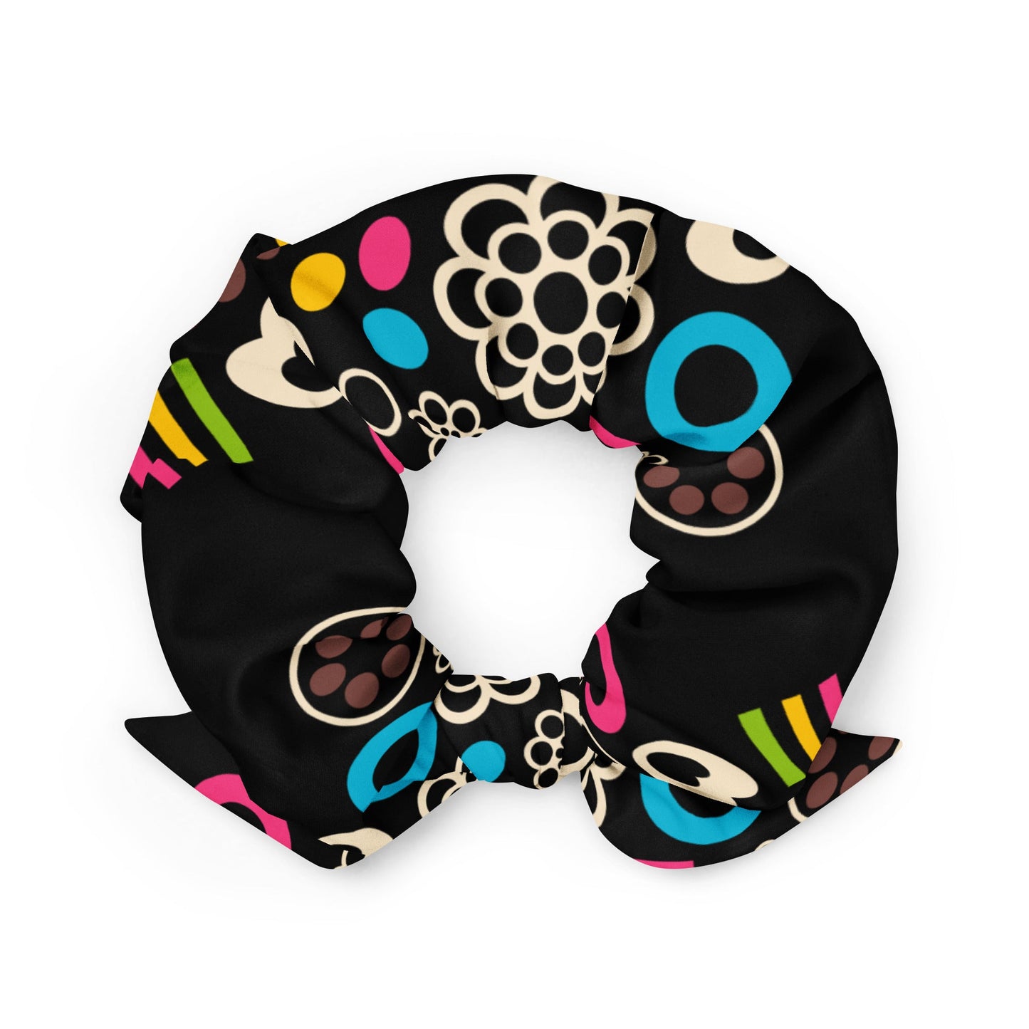 Scrunchie - FOREVER SWEET - Colorful candy mix print