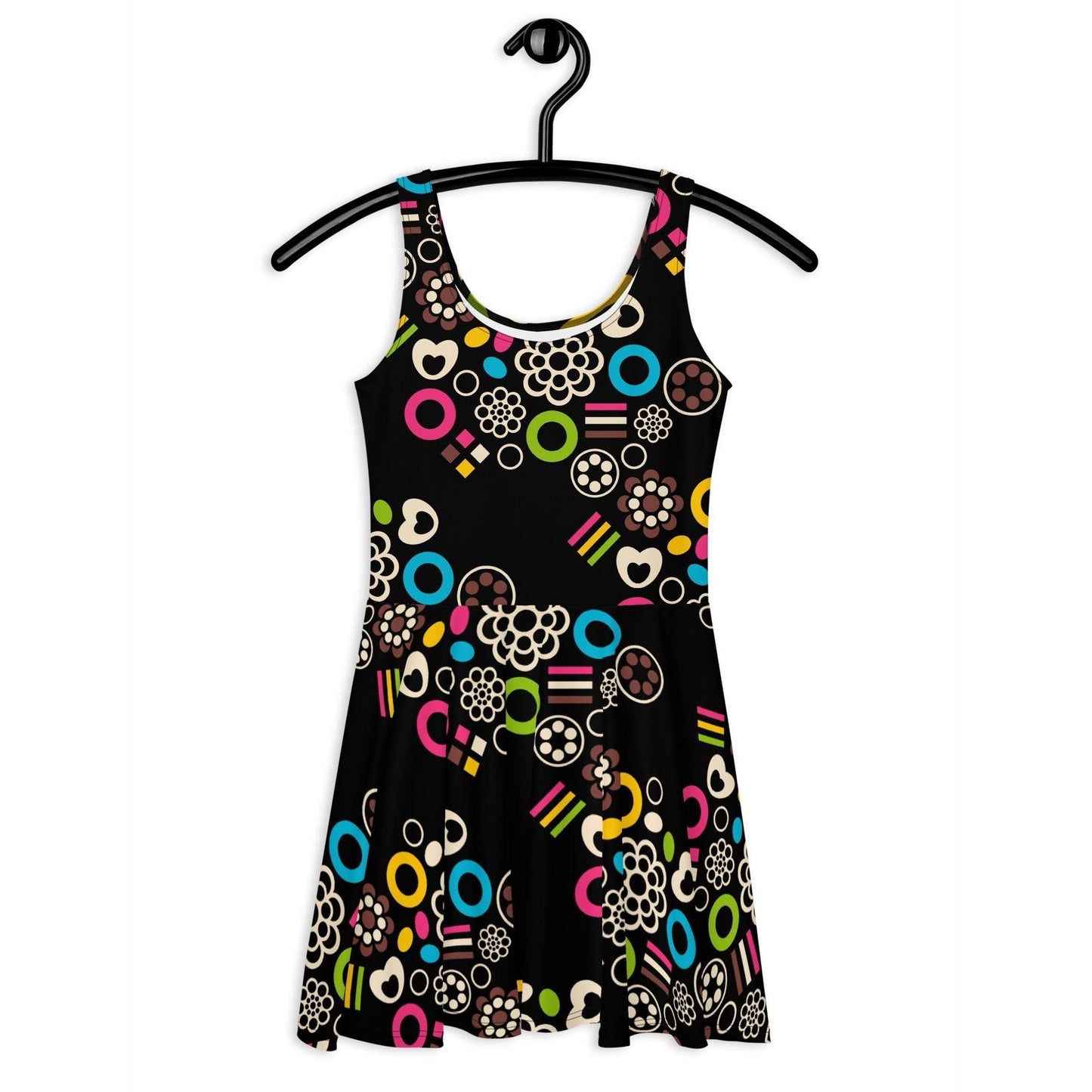 Skater dress - FOREVER SWEET - Colorful candy mix print 3XL