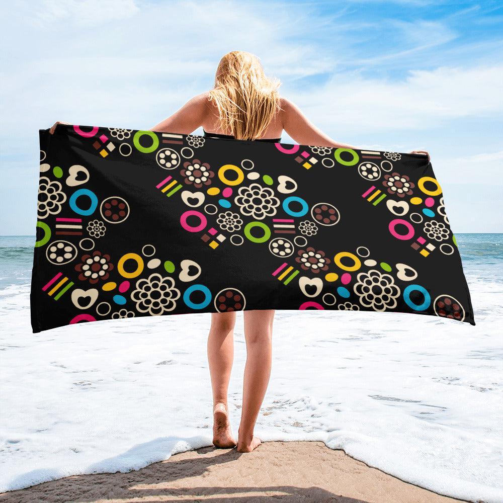 Towel - FOREVER SWEET - Colorful candy mix print Default Title
