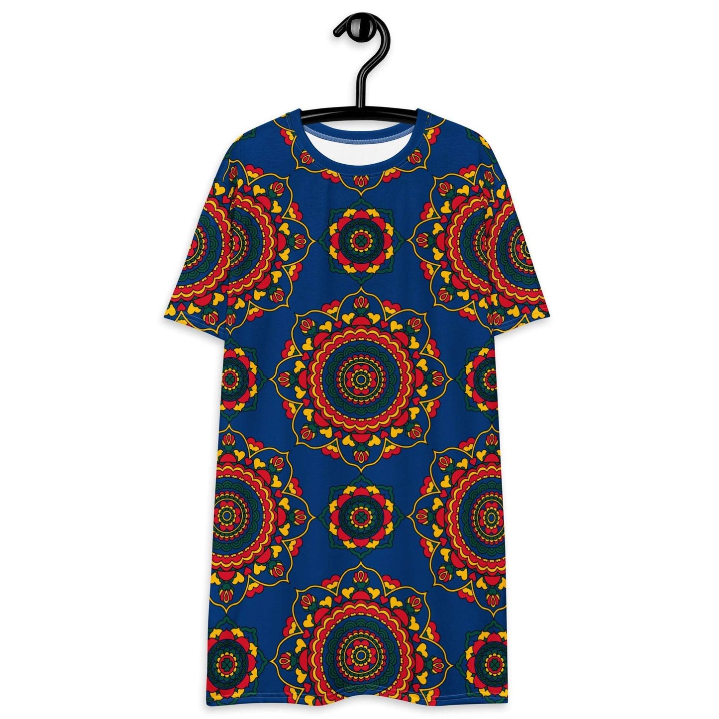 T-shirt dress - FOREVERMORE folk - Romantic flower and heart print 6XL