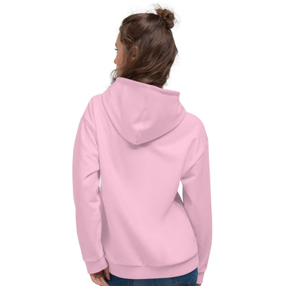 Hoodie - FUNKYPUP pink (just pup) - Cute dogs and flowers print