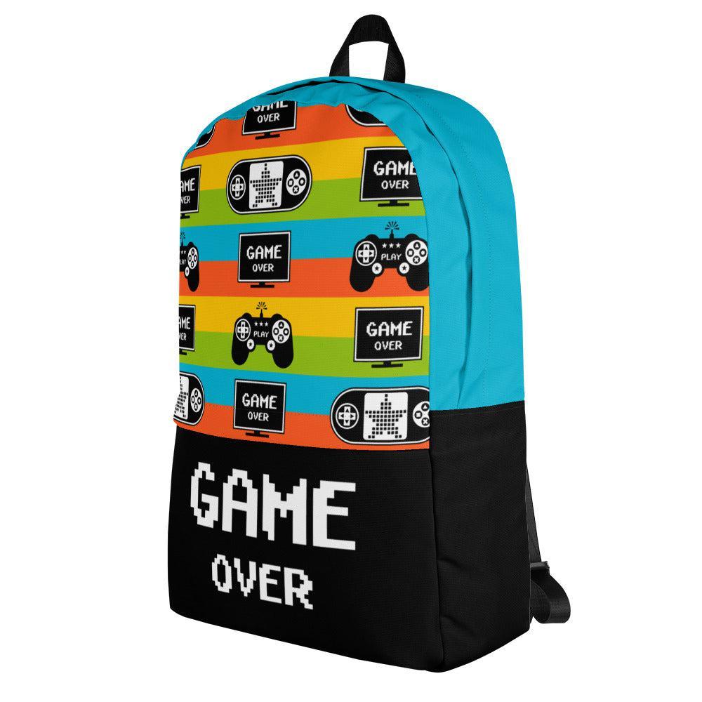 Backpack - GAME OVER - Playful gaming print