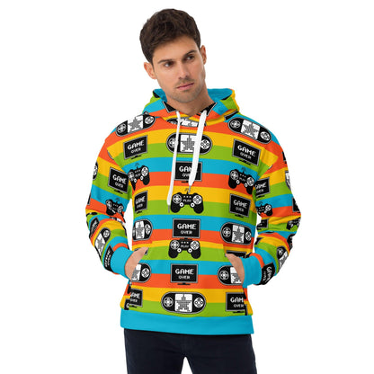 Hoodie - GAME OVER - Playful gaming print 6XL