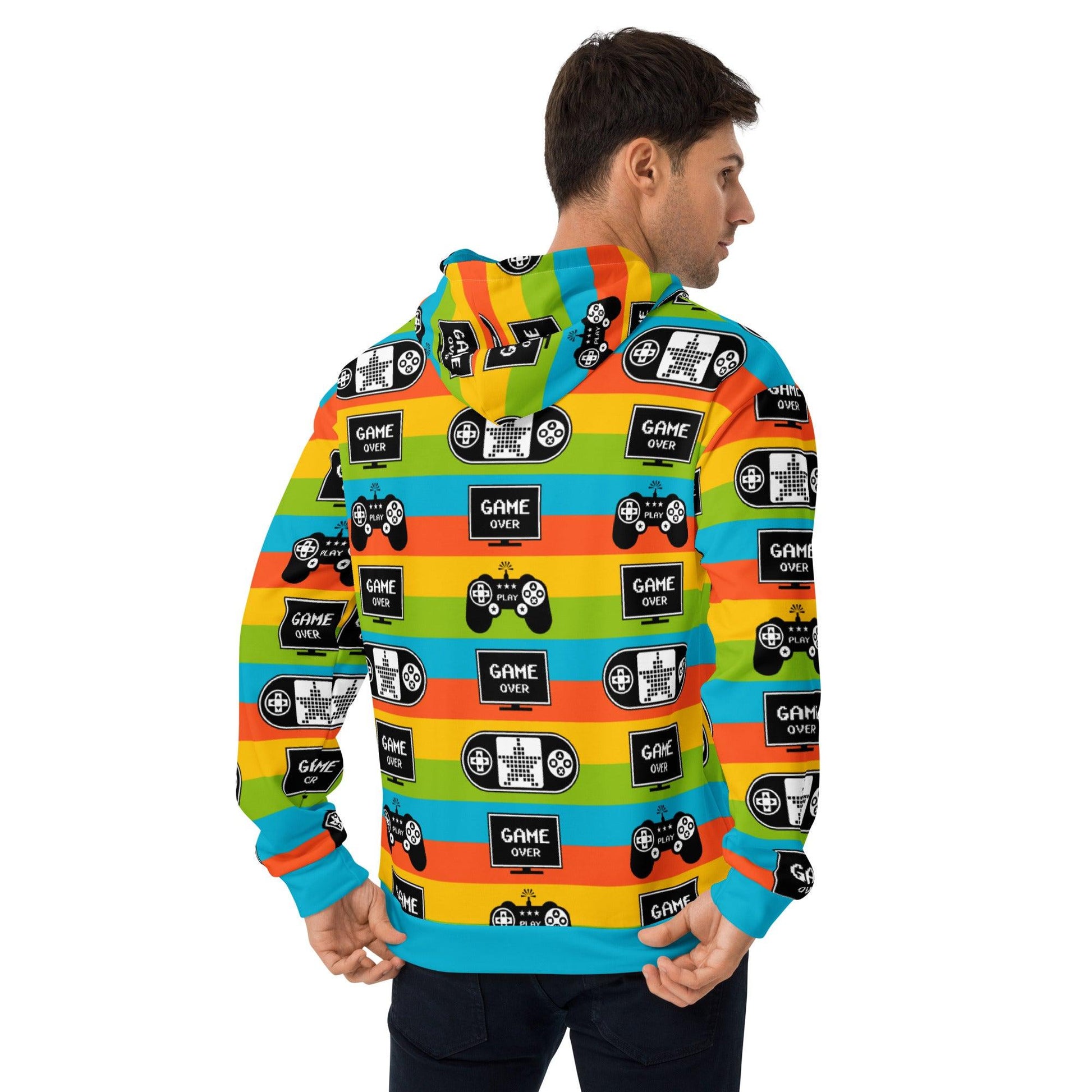 Hoodie - GAME OVER - Playful gaming print