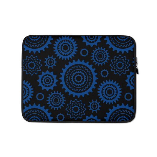 Laptop Sleeve - GREAT GEAR blue black - Gear & Tech Print