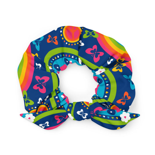 Scrunchie - HIPPIE DAY pastel - Colorful hippie print Default Title