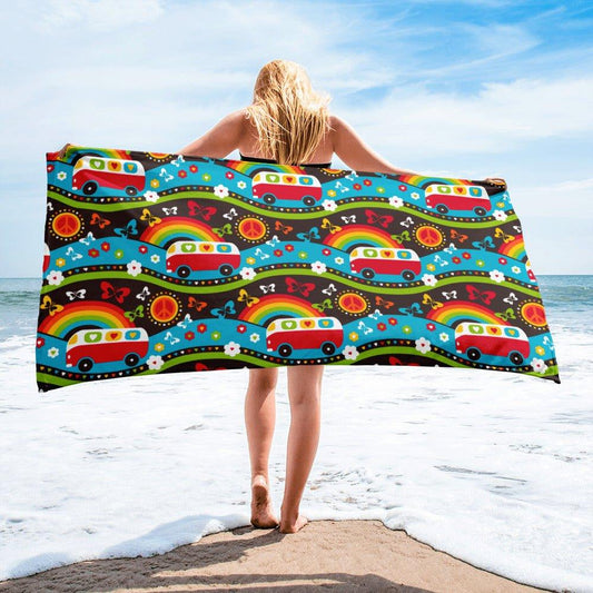 Towel - HIPPIE DAY rainbow