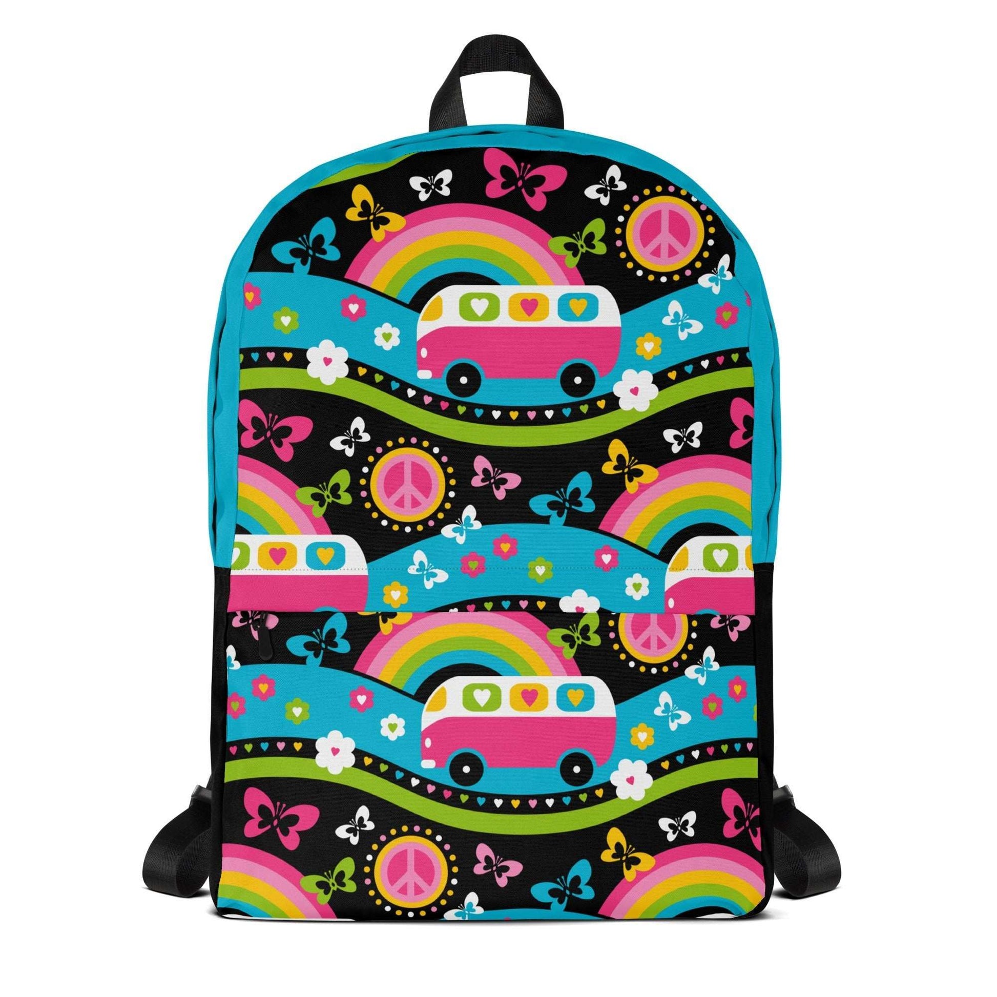 Backpack - HIPPIE DAY sweet - Colorful hippie print Default Title