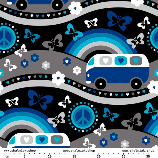 HIPPIE DAY cosmic blue