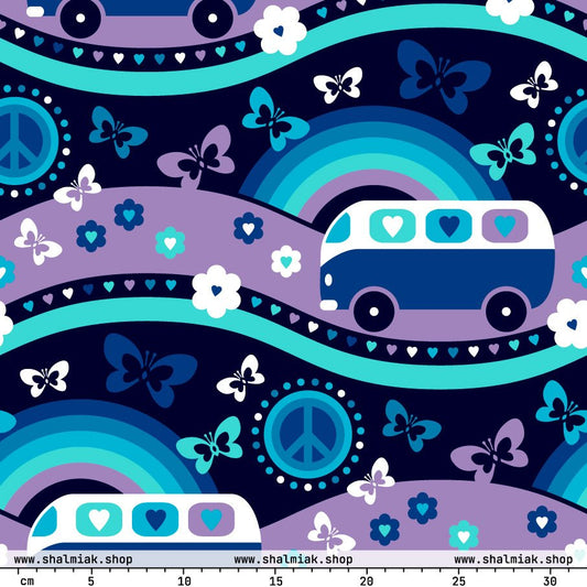 HIPPIE DAY magic blue