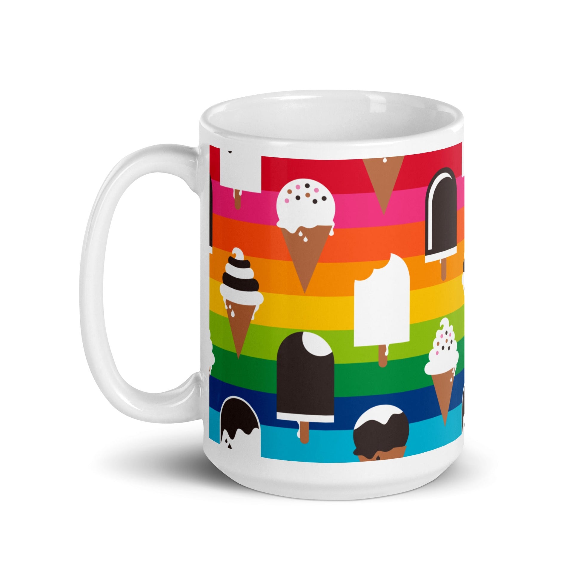 Mug - JÄDE rainbow - Happy ice cream print