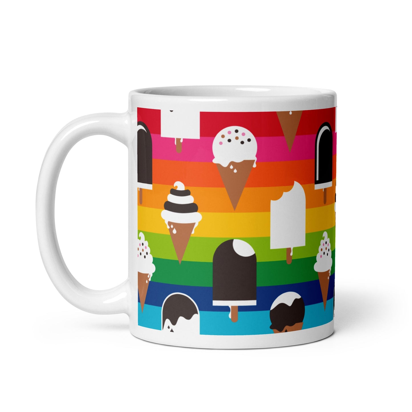 Mug - JÄDE rainbow - Happy ice cream print