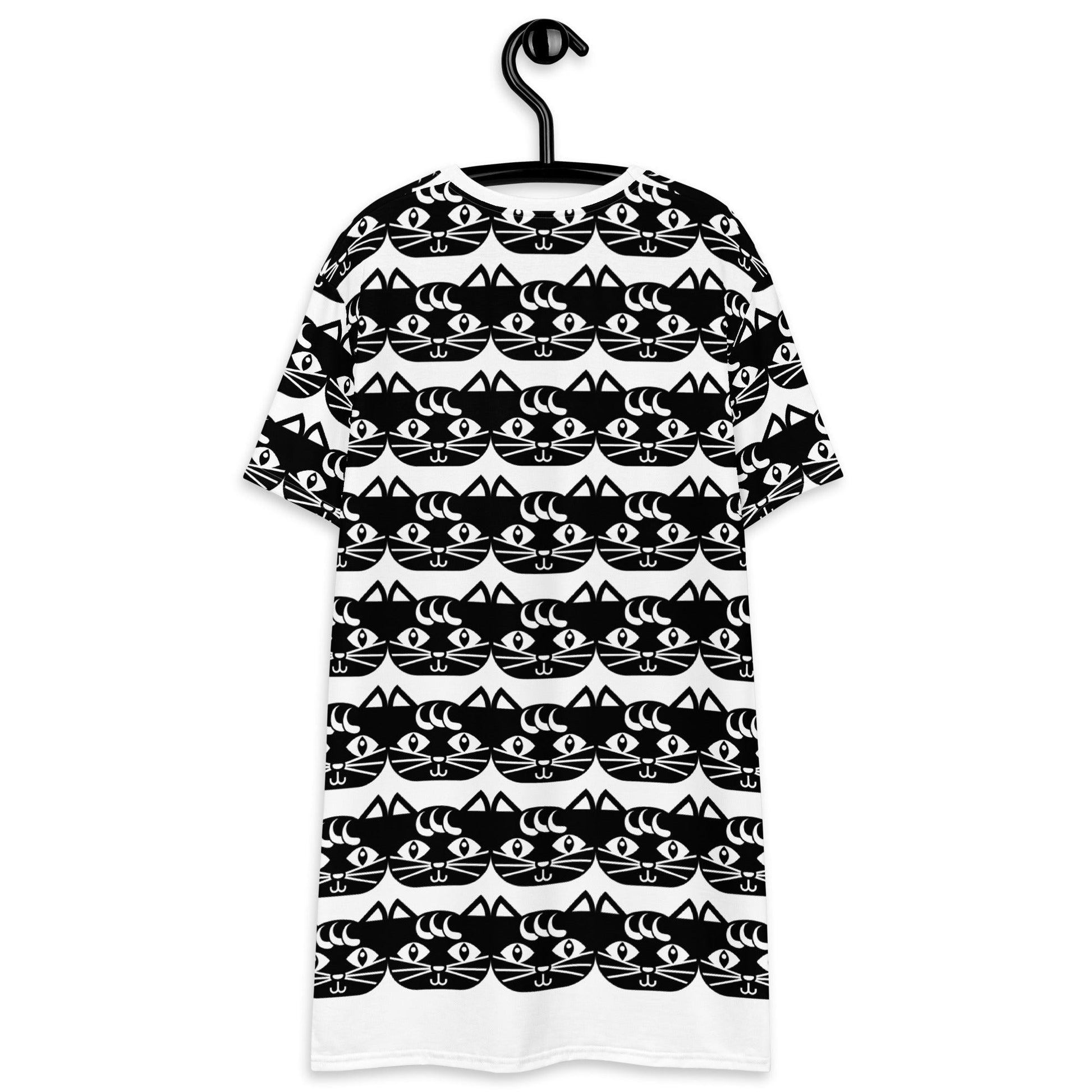 T-shirt dress - JUST MAU bw 6XL
