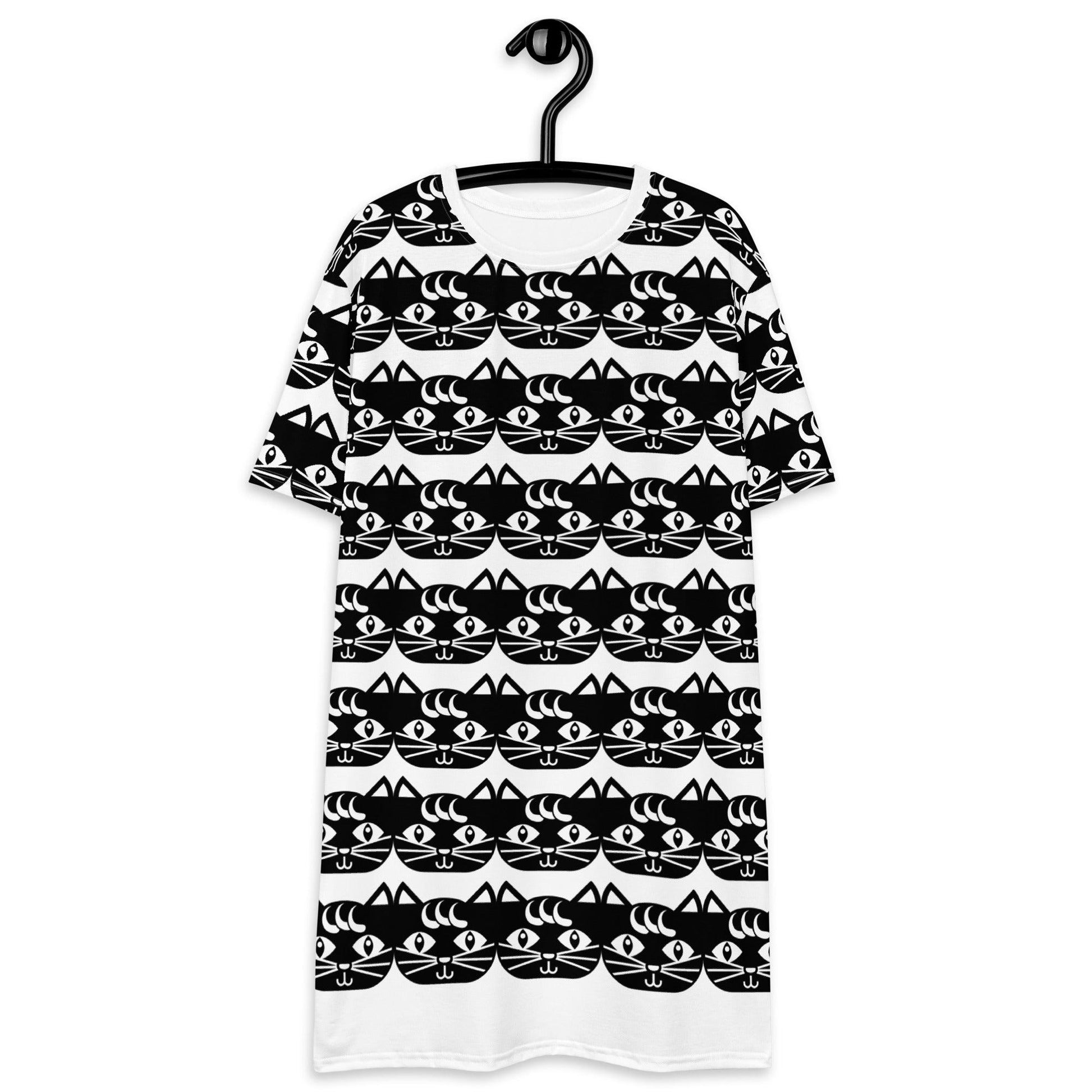 T-shirt dress - JUST MAU bw